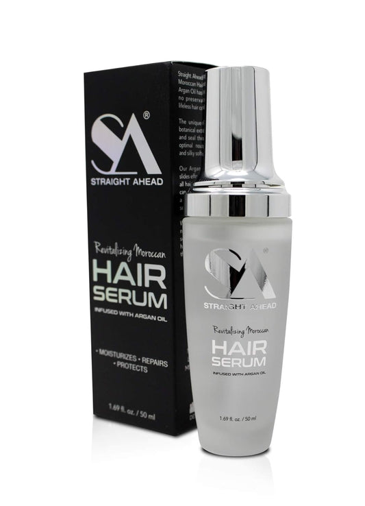 Straight Ahead Revitalizing Moroccan Hair Serum Infused with Argan Oil